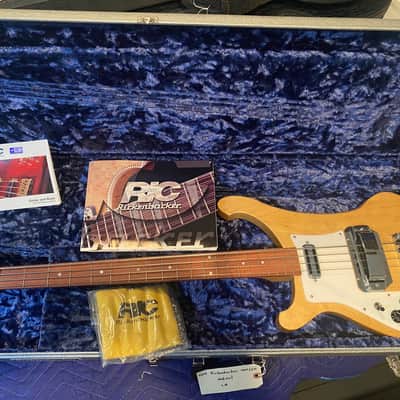 Rickenbacker 4001-C64 Stripped: Reissue Left Handed Bass Guitar 2009 Natural image 4