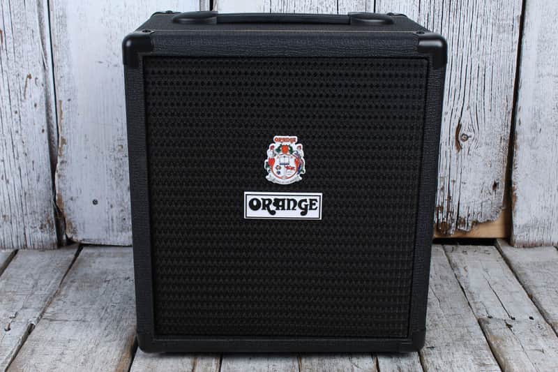 Orange CRUSH BASS 25 BLACK Electric Bass Guitar Amplifier 25 Watt 1x8 Combo Amp image 1
