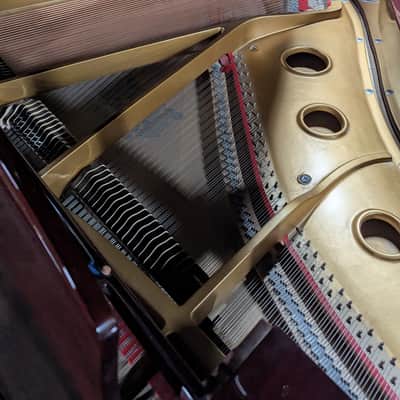 Wurlitzer Baby Grand Piano SN 72602 - Polish Cherry Mahogany image 2