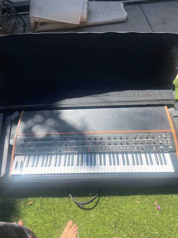 Sequential Prophet T8 76-Key 8-Voice Polyphonic Synthesizer 1983 - 1986 - Black with Wood Sides image 1