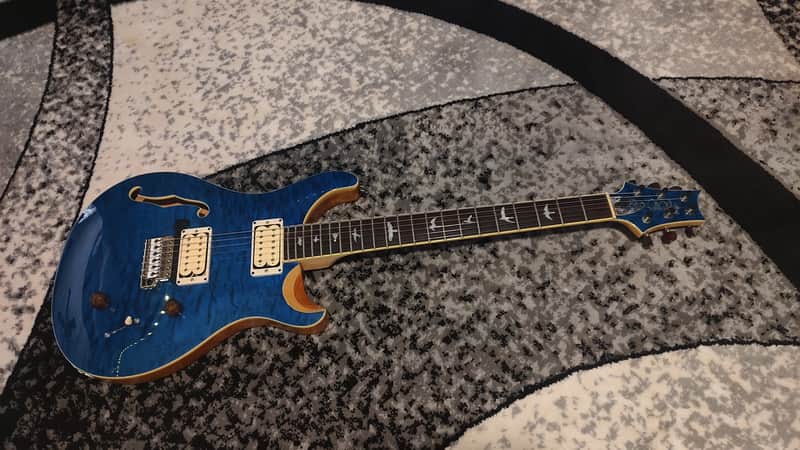 PRS SE Custom 22 Semi-Hollow Quilt - RARE image 1