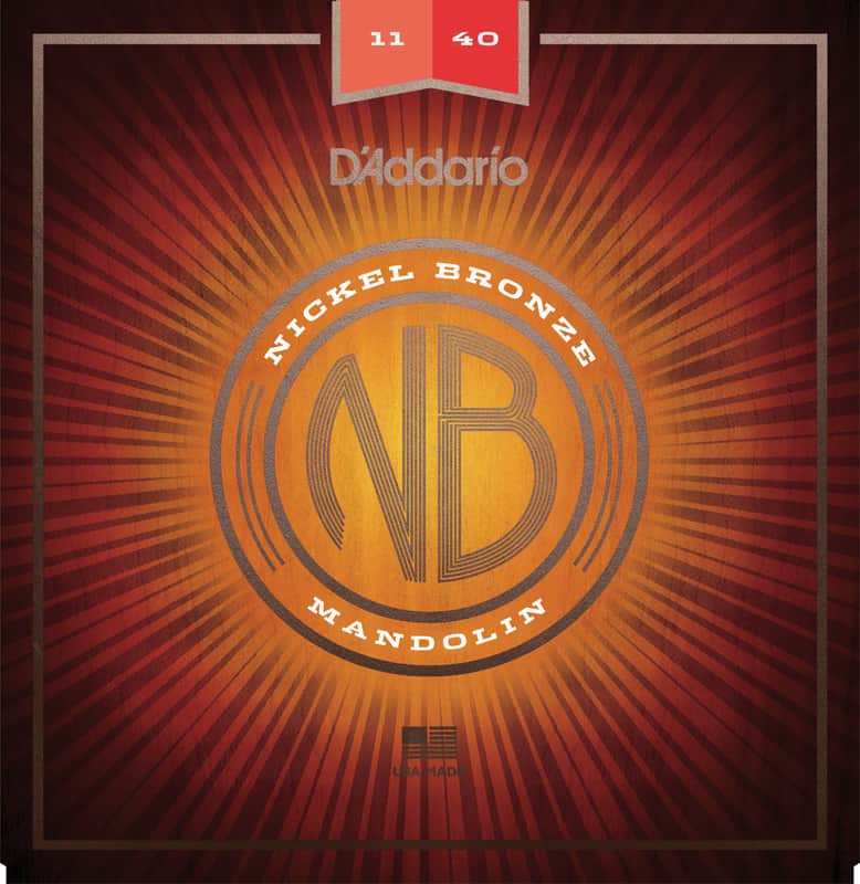 D'Addario NBM1140 Nickel Bronze Mandolin Strings - Medium (11-40) image 1