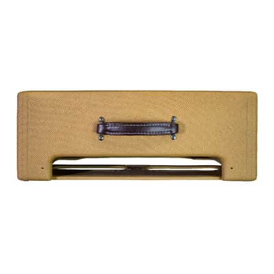 Mojotone Fender Tweed Bandmaster 3x10 Combo Guitar Amp Cabinet With Lacquered Tweed Finish image 4