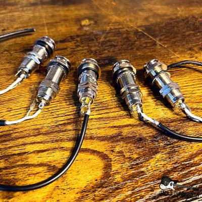 Recording King Acoustic Guitar Endpin Jack - 5 Pack (2020s - Chrome) image 2
