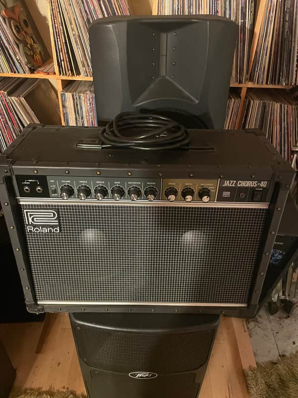 Roland JC-40 Jazz Chorus 2-Channel 40-Watt 2x10" Guitar Combo 2014 - Present - Black image 1