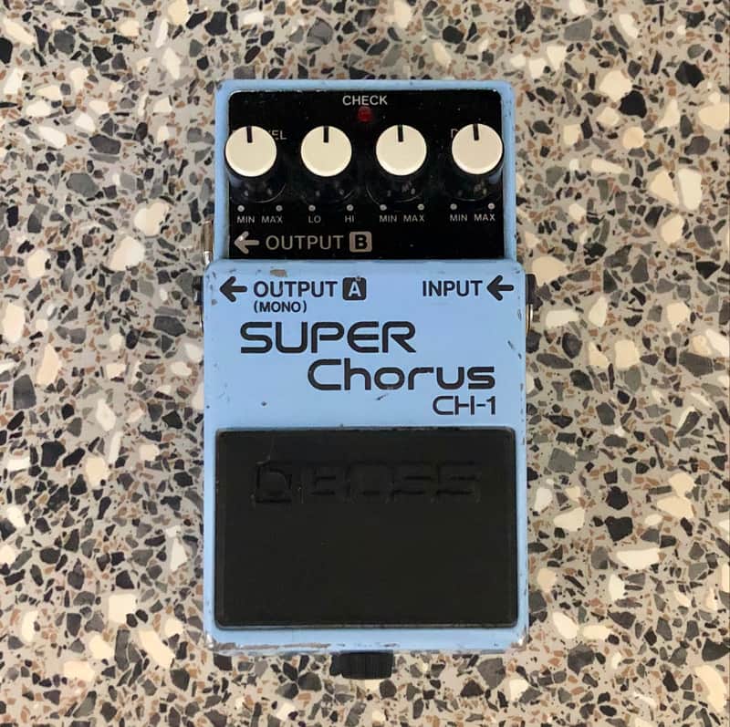 Boss CH-1 Super Chorus (Blue Label) 1989 - Blue image 1