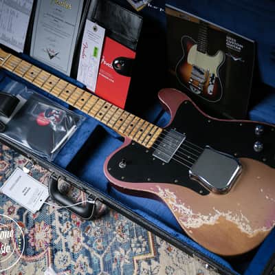 2025 Fender Custom Shop Ltd Tele Custom Heavy Relic Aged Twilight Sky image 1