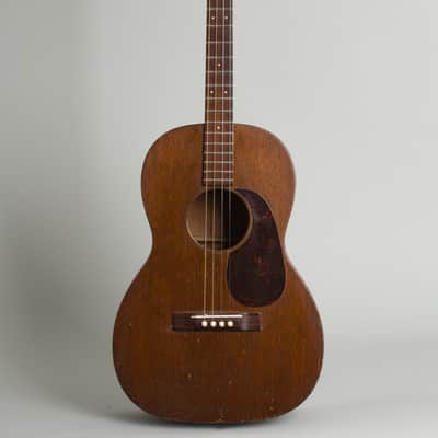 C. F. Martin 5-15T Flat Top Tenor Guitar (1955), ser. #145017, black gig bag case. image 1