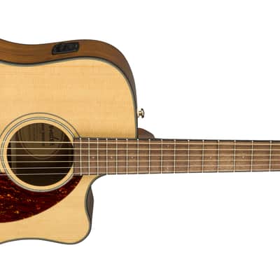 Fender CD-140SCE Dreadnought Acoustic Electric Guitar, Natural with case image 6