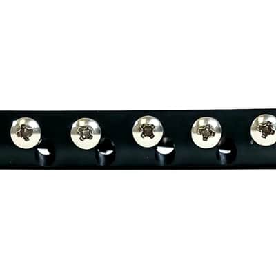 Genuine Hipshot Ibanez Flat Plate 6 String Upgrade Bridge Black 4IBF06B image 3