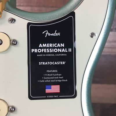 Fender American Professional II Stratocaster, Mystic Surf Green, Hard Case, Free Ship, 207 image 4