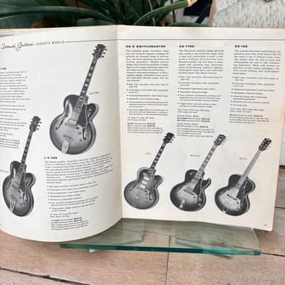 1960 Gibson Full Line Catalog Rare Burst Es335 Les Paul Melody Maker Vintage Case Candy Collector image 9