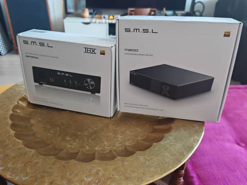 SMSL SMSL M200 DAC and Preamp + SP200 Headphone amplifier