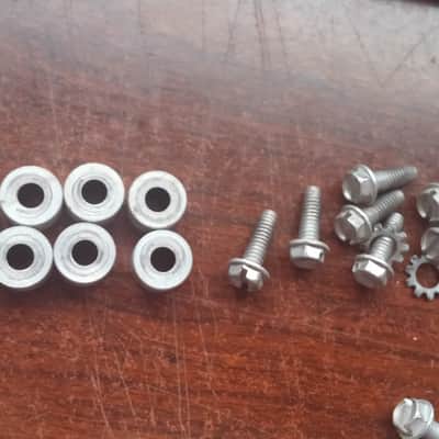 VINTAGE Rogers Dynasonic Powertone Snare PARTS / 8 LUG Mounting Screws CUP Washers image 4