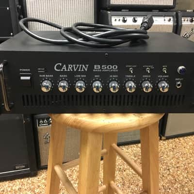 Carvin B500 Bass Amp 2005 Black image 2