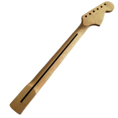 Full Scalloped Maple Guitar Neck,22-Fret Reverse Headstock image 3