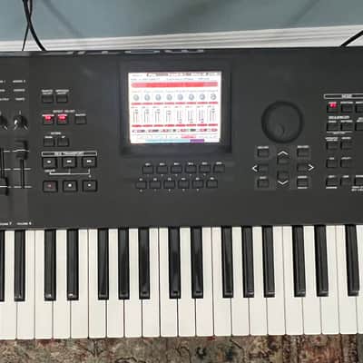 Yamaha Motif XF 7 Production Synthesizer 2010s Black image 2