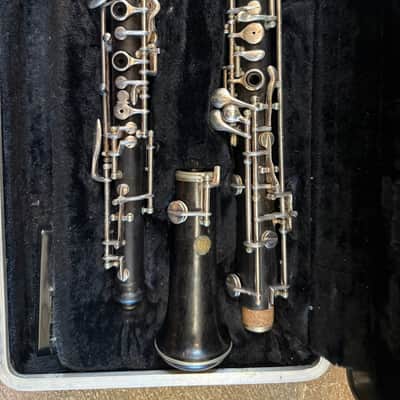 Conn brand wood Oboe with case. Made In USA image 1