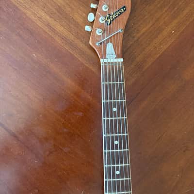 1960s Sekova Telecaster Made in Japan Telecaster 1960s - Sunburst red image 3