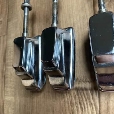 4 Vintage TAMA SWINGSTAR IMPERIALSTAR TOM DRUM LUGS HARDWARE 1980's 80's T-Badge image 4
