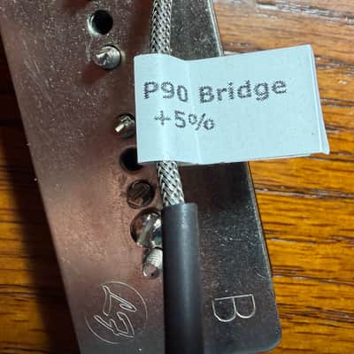 Lindy Fralin Dogear P90 Bridge Pickup +5% Overwound Cream Cover image 3