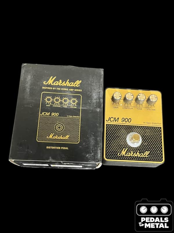 Marshall JCM 900 Overdrive Pedal 2025 - Present - Black / Gold - X16603 image 1