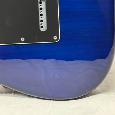 Fender Limited Edition Player Stratocaster HSS Plus Top Guitar 2021 - Blue Burst / Maple neck image 12