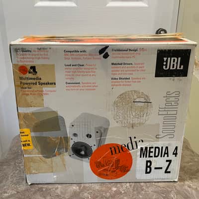 JBL Media4 20W 2-Way Studio Monitors & DV-9319B Power Supply MINT image 8