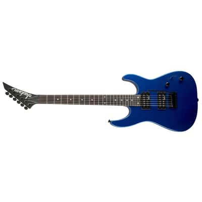 Jackson JS Series Dinky JS12 6-String Right-Handed Electric Guitar with Amaranth Fingerboard (Metallic Blue) image 3