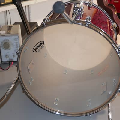 Gretsch USA Custom 4 shell pack - Round Badge - Red Glass - 24" 16" 13" 10" - 2013 image 11