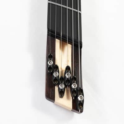 Agile Fan Fret Headless Guitar with Tremolo PERIHELION PRO 62628 TR MOD SS GREEN-BLUE BURST image 7