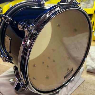 Yamaha Maple Custom Absolute Piano Black 10x8 Nouveau lugs Die Cast Hoops MINT! image 10