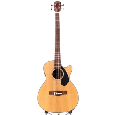 Fender CB-60SCE Bass, Laurel Fingerboard, Natural (SR) (05874) image 5