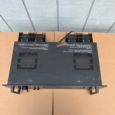 Vintage Nikko Alpha II Stereo Power Amplifier 120WPC Japan Black VU Tested image 5