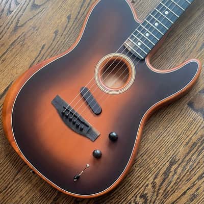 2023 Fender American Acoustasonic Telecaster - Sunburst w/ Fender Gig Bag image 4