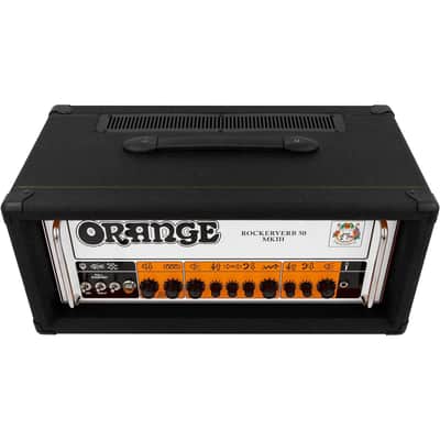 Orange Rockerverb 50 MKIII 50-watt 2-channel Tube Head (Black) (Open Box) image 3