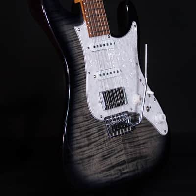 Ibanez AZ22S1F Flame top Electric, Transparent Black Sunburst image 4