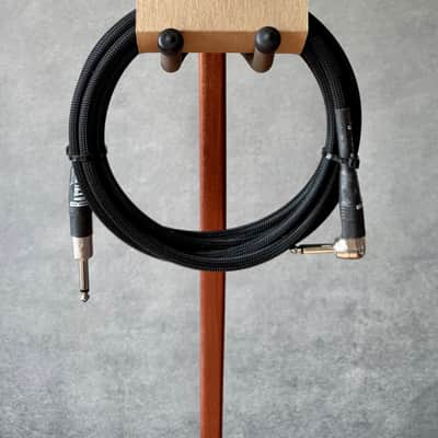 Rattlesnake 10' Standard Instrument Cable (Straight to Right Angle, Black) image 1