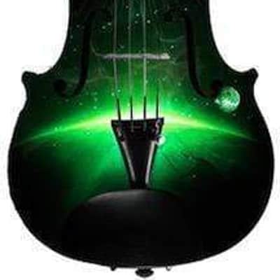 Rozanna's Galaxy Ride 4/4 Violin Outfit w/ crystal fine tuners, carbon fiber bow image 6