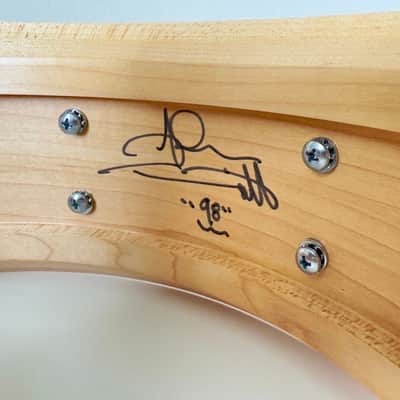 Rare 4.5x14" DW Craviotto Solid Shell Maple Snare Drum image 9