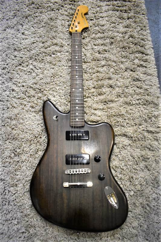 Squier Jaguar Modern Player w/P90's. Soooo goood! Finish is Satin Walnut image 1