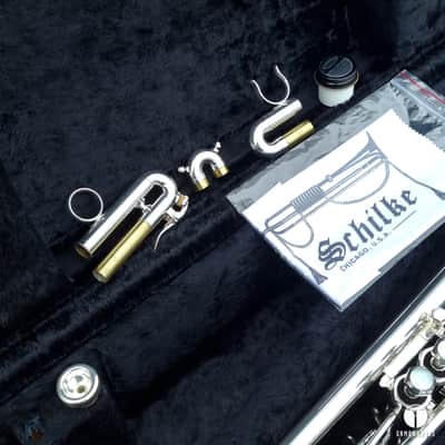 90`s Schilke E3L Eb / D key Chicago case trumpet mouthpiece gamonbrass image 2