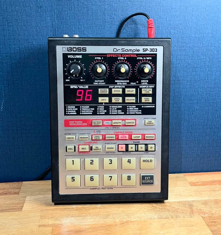 Boss SP-303 Dr. Sample - Silver w/ 64MB Storage image 1