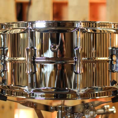 Pearl 14x6.5 Primal Steel Snare Drum - PSC1465S image 2