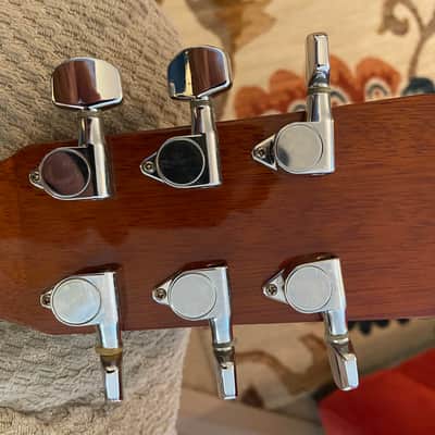 Zager ZAD20 - Natural-EZ Play acoustic guitar with premium hard case image 6