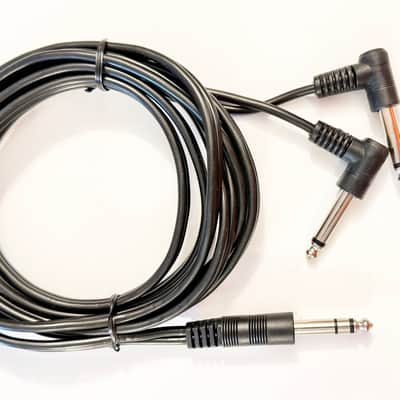 Silverline 7.5ft Y-Cable Splitter for Roland V-Drums with detachable tip Right 1X TRS Female to 2X TS Right Male image 3