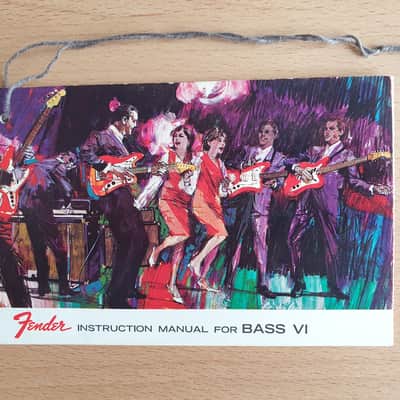 [Vintage] Fender Instruction Manual for Bass VI 1960's (#1) image 1