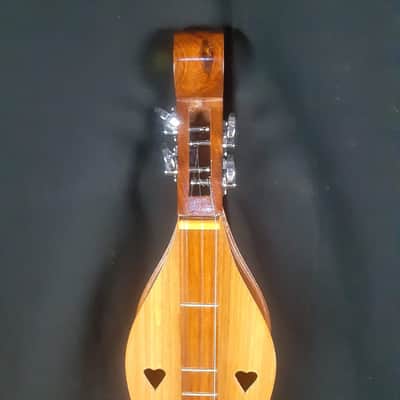 Vintage Mid-East Mfg Mountain Dulcimer 4-String Hourglass Hearts image 2