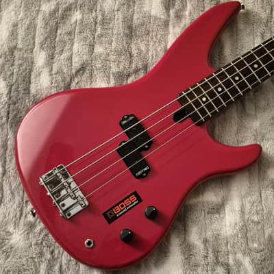1988 Yamaha RBX200 w/ DiMarzio Pickup - OHSC - Candy Apple Red - Black Gloss Neck - 4-String Bass image 1