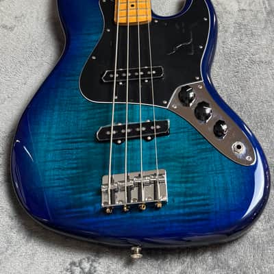 Fender Player Jazz Bass Blue Burst Flamed Maple Top MIM 2024 image 4